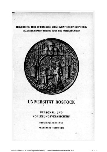 RosDok - Universität Rostock