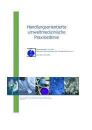 Langfassung (PDF) - Deutscher Berufsverband der Umweltmediziner