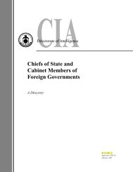 February 2001 Chiefs of State PDF - CIA