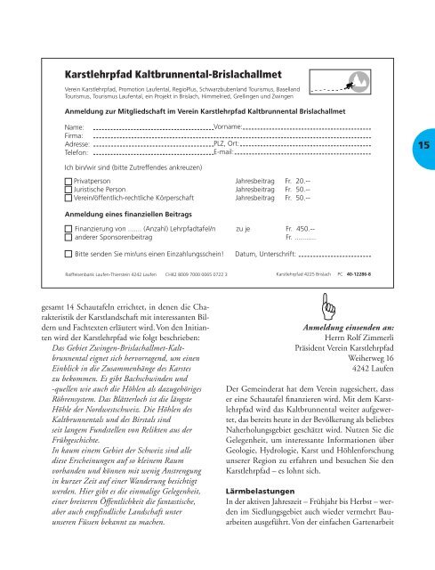 Einwohnergemeinde - Grellingen