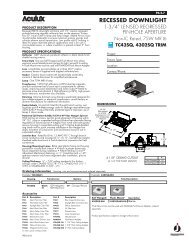 INSTALLATION INSTRUCTIONS - Juno Lighting Group