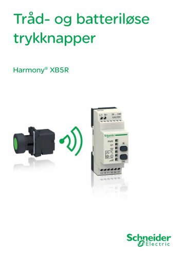 Tråd- og batteriløse trykknapper - Schneider Electric