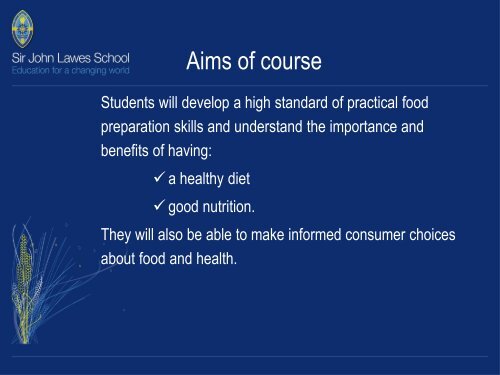 GCSE Home Economics (Food and Nutrition) WJEC 4300/4301/4302