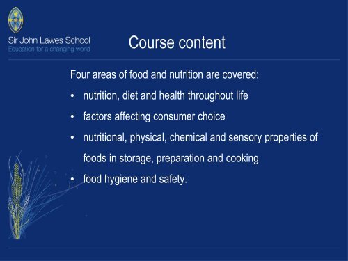 GCSE Home Economics (Food and Nutrition) WJEC 4300/4301/4302