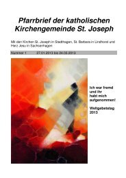 1/2013 - St. Joseph Stadthagen