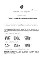 110-2012 qualifica agente PS - Comune di Castell'Arquato