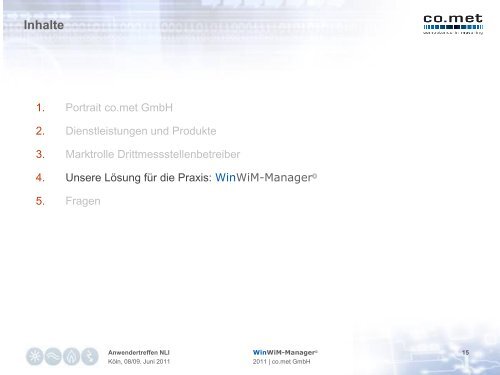 WinWiM-Manager - Next Level Help