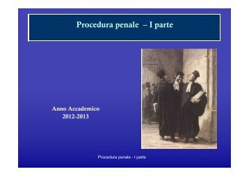 Procedura penale- soggetti - Giurisprudenza