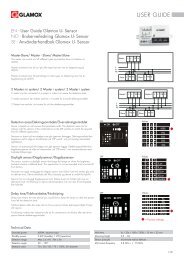 USER GUIDE - Glamox