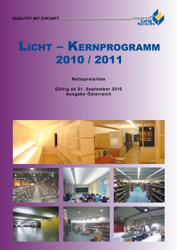 Licht – Kernprogramm - Euro Unitech