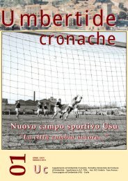 Nuovo campo sportivo Usu - Comune di Umbertide