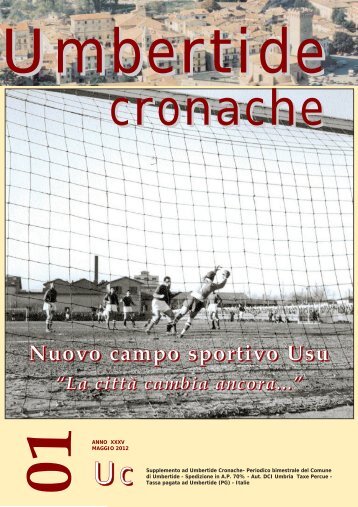 Nuovo campo sportivo Usu - Comune di Umbertide