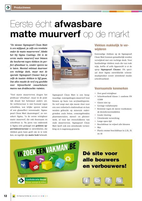 de laatste uitgave. - Bouwmagazines