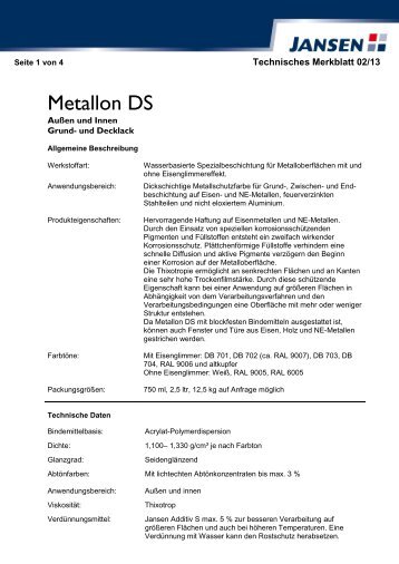 Metallon DS - Jansen