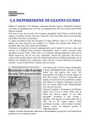 la confessione di gianni guido - Misteri d'Italia