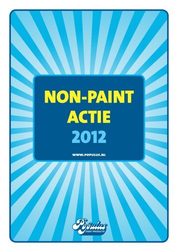 NON-PAINT ACTIE 2012 - Populus