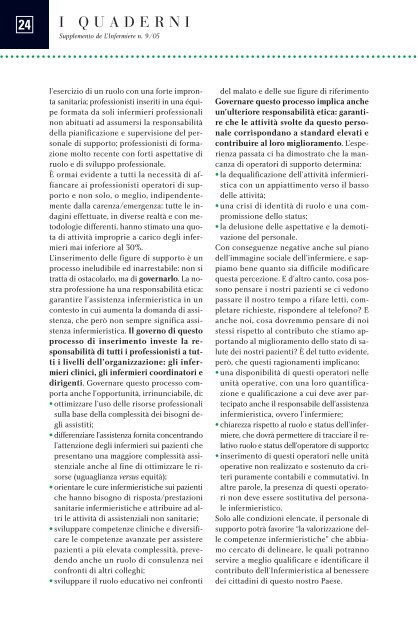 Quaderno 15.pdf - IPASVI, Federazione Nazionale Collegi Infermieri