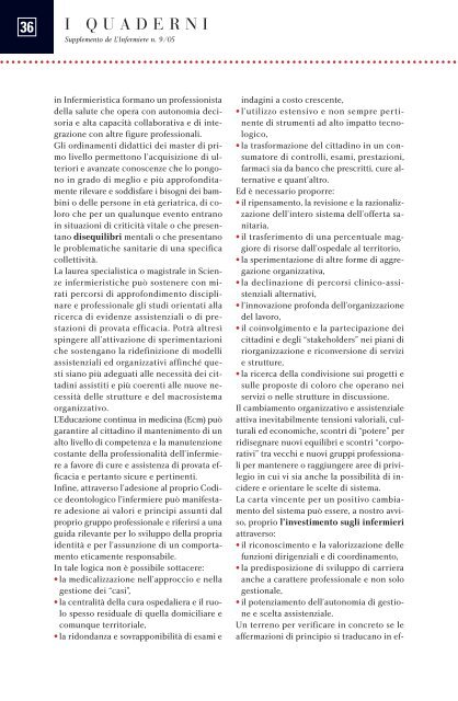 Quaderno 15.pdf - IPASVI, Federazione Nazionale Collegi Infermieri