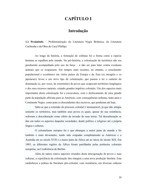 Dissertação completa - Programa de Pós-Graduação em Letras