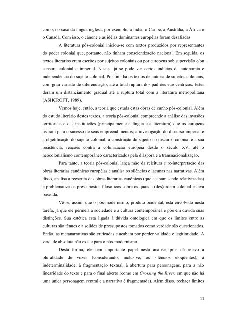 Dissertação completa - Programa de Pós-Graduação em Letras