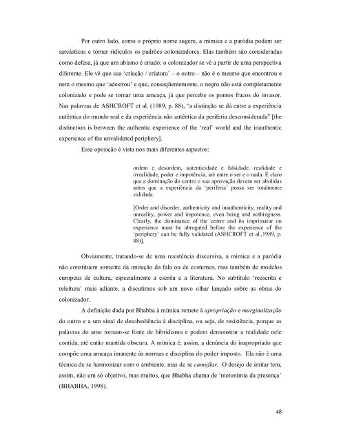 Dissertação completa - Programa de Pós-Graduação em Letras