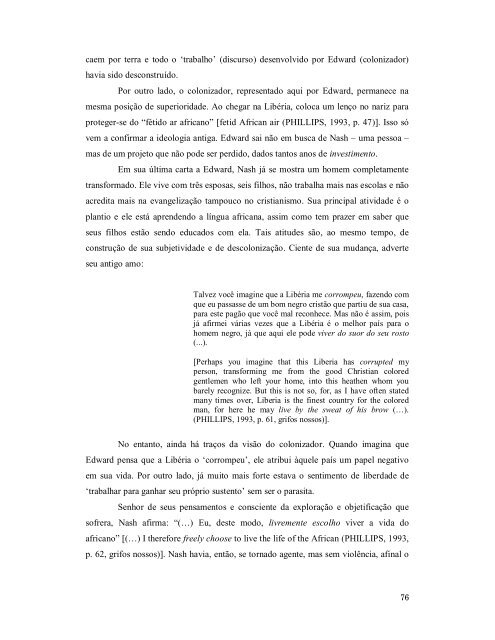 Dissertação completa - Programa de Pós-Graduação em Letras