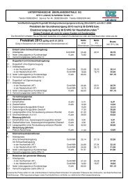 Preisblatt Grund - Unterfränkische Überlandzentrale Lülsfeld eG