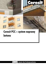 Ceresit PCC – system naprawy betonu