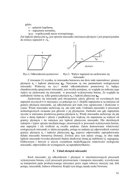 REOLOGIA W TECHNOLOGII BETONU - Katedra Inżynierii ...