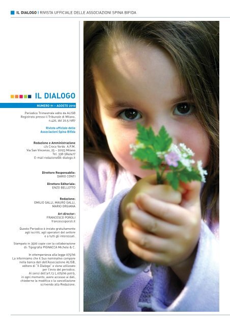 il dialogo - Spina Bifida Italia