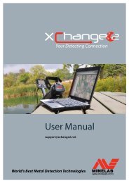 XChange 2 User Manual - English (4901-0127-2) - Minelab