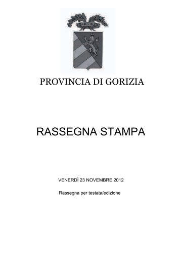 Scarica il file in formato pdf - Provincia di Gorizia