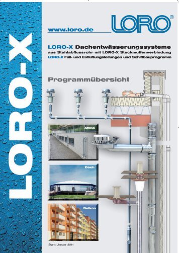 LORO-X Dachentwässerungssysteme
