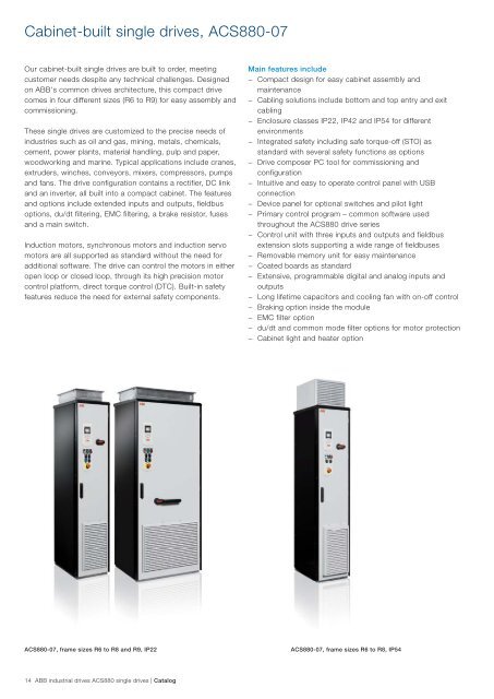 ABB industrial drives - ACS880, single drives, 0.55 to 250 ... - Auser