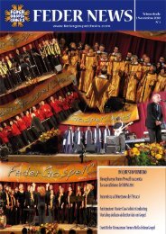 Perché una Federazione Gospel? - Feder Gospel Choirs