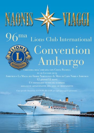 96th Lions Convention Hamburg - Naonis Viaggi