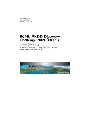 ECML PKDD Discovery Challenge 2009 (DC09)