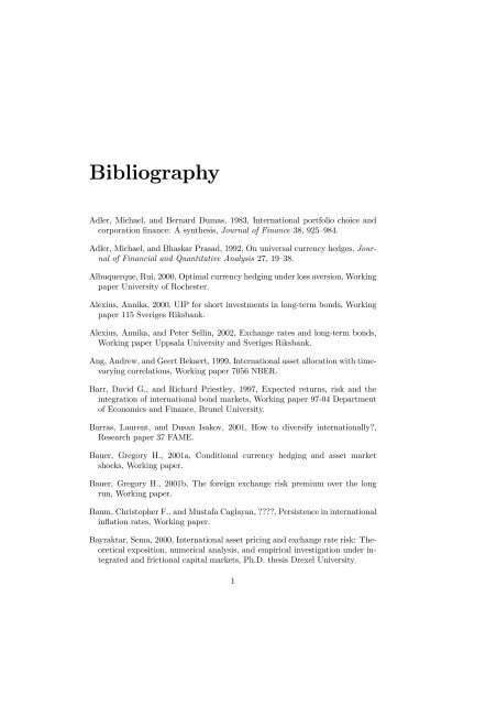 Bibliography - moskiitos:com