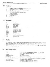 View Voltech PM1200 Specifications - TekNet Electronics