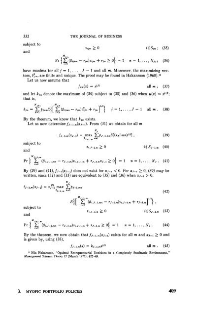 STOCHASTIC