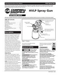 HVLP Spray Gun - eReplacementParts.com