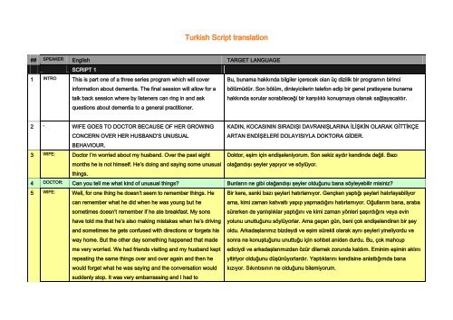 Turkish Script translation - Australian Multicultural Foundation