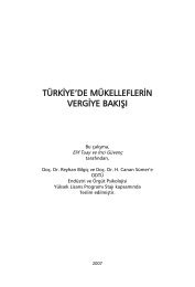 türkiye'de mükelleflerin vergiye bakışı - Gelir İdaresi Başkanlığı