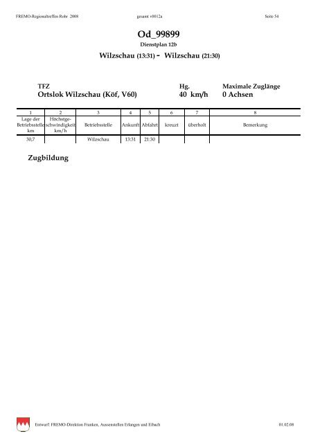 Buchfahrplan