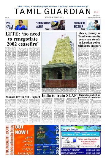 LTTE: 'no need to renegotiate 2002 ceasefire'