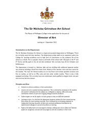 The Sir Nicholas Grimshaw Art School Director of Art - The TES
