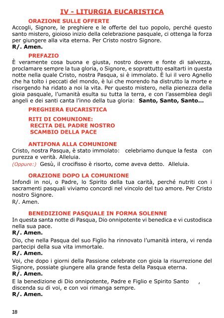 Libretto Veglia Pasquale - Pieve di San Martino
