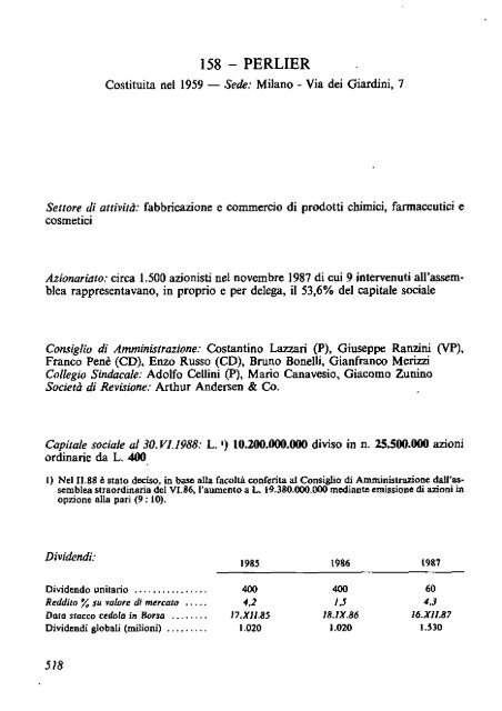 1988 - Archivio Storico Vincenzo Maranghi