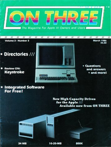 ON THREE Presents - Apple III Resources