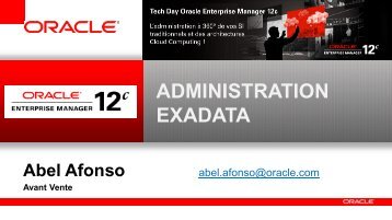ADMINISTRATION EXADATA - Ndclients.com